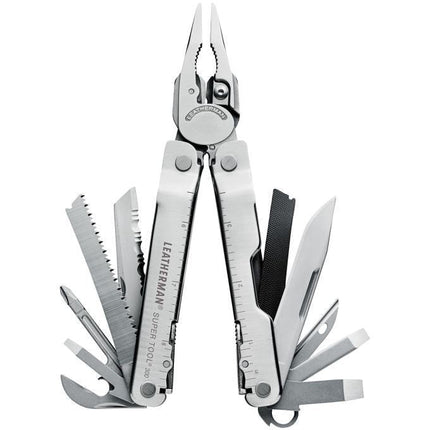 KNIVES - LEATHERMAN SUPER TOOL 300 STAINLESS - NYLON SHEATH Shoalhaven Shooting