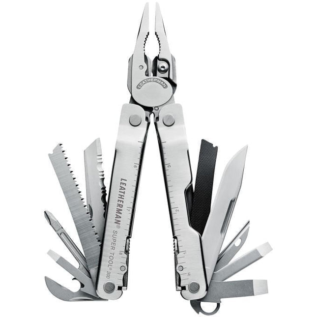 KNIVES - LEATHERMAN SUPER TOOL 300 STAINLESS - NYLON SHEATH Shoalhaven Shooting
