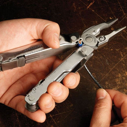 KNIVES - LEATHERMAN SUPER TOOL 300 STAINLESS - NYLON SHEATH Shoalhaven Shooting