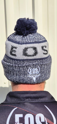 BEANIE - EOS LOGO BLUE/WHITE *2025 MODEL**