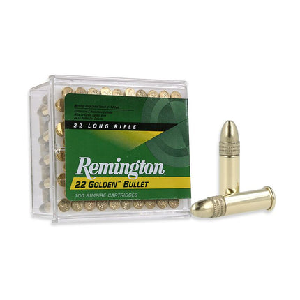 REMINGTON 22LR 40GR HV RN GOLDEN BULLET 100 PK 1255FPS