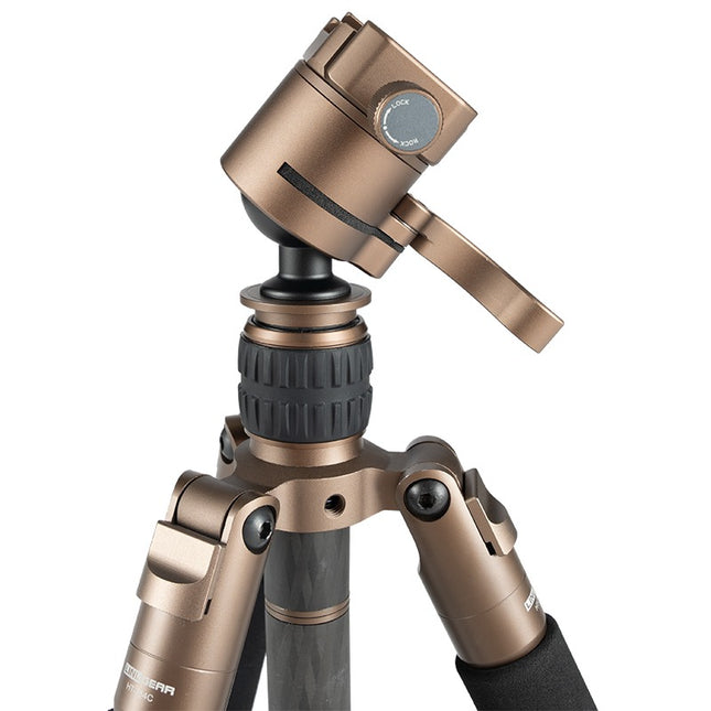 SCREE RUNNER HO-TPC25 CARBON FIBRE TRIPOD - MAX H 1550MM MIN H 215MM LOAD WEIGHT 15KG WEIGHT 1.29KG