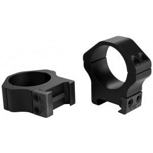 WARNE HORIZONTAL 1 INCH LOW MATTE RINGS - Shoalhaven Shooting
