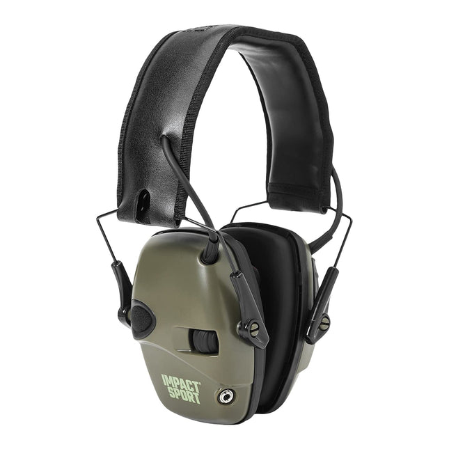 SHOOTING ACCESSORIES - HOWARD LEIGHT EAR MUFFS ELECTRONIC GREEN Shoalhaven Shooting