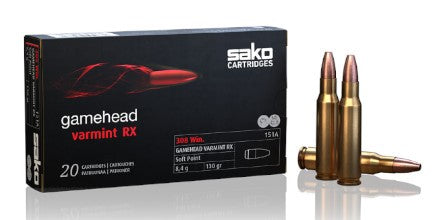 SAKO AMMO 308 WIN 130GR VARMINT RX HPBT 20PK