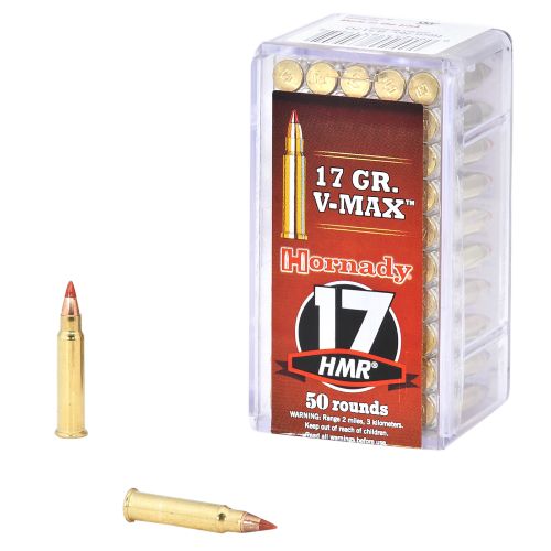 HORNADY AMMO 17 HMR 17GR V-MAX