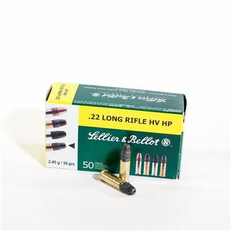 SELLIER & BELLOT AMMO 22LR 40GR HV