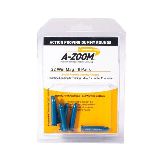 A-ZOOM 22WINMAG SNAP CAP 6 PACK