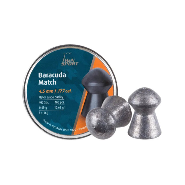 AMMUNITION - H&N BARACUDA GREEN 177 AIR RIFLE PELLETS Shoalhaven Shooting