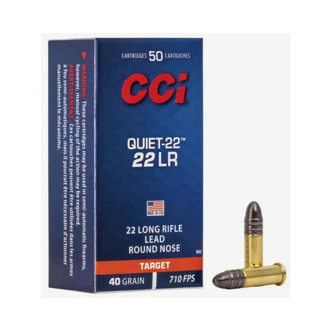 AMMUNITION - CCI AMMO 22 LR QUIET Shoalhaven Shooting