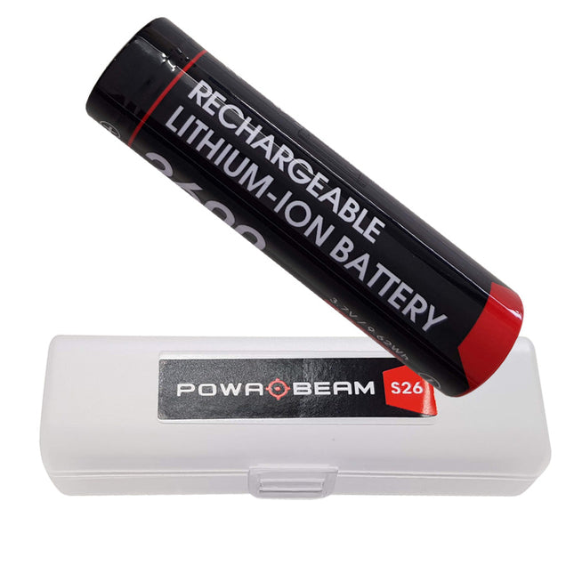 LIGHTING - POWA BEAM 18650, 2600MAH RECHARGEABLE TORCH BATTERY Shoalhaven Shooting