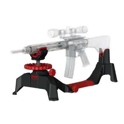 is a versatile and durable shooting rest designed to accommodate both rifles and handguns.