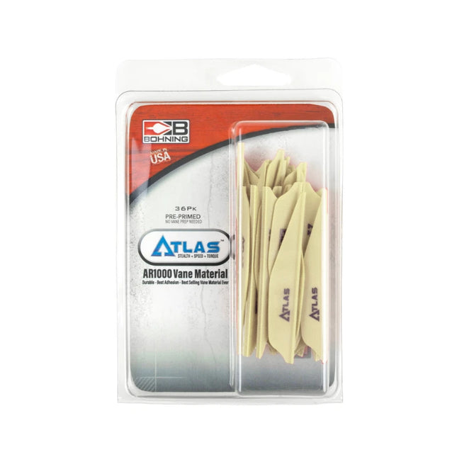 BOHNING ATLAS AR1000 VANES 2.8" BLACK - 36PK