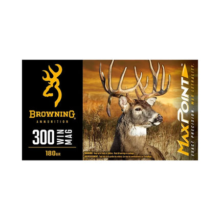 BROWNING AMMO 300 WIN MAG 180GR MAX-POINT 20PK