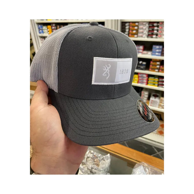 BROWNING CAP STAMPED L/XL CHARCOAL