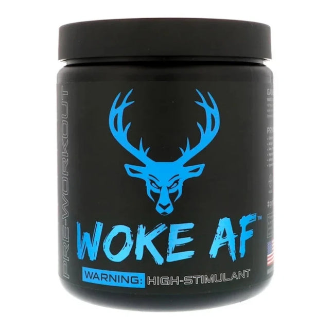 BUCKED UP Woke AF High Stimulant Pre-Workout - Blue Raz Lemonade
