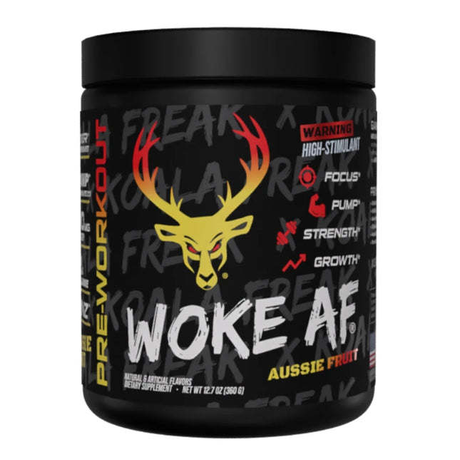 BUCKED UP Woke AF – High Stimulant Pre-Workout - Aussie Fruit