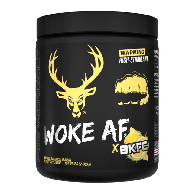 BUCKED UP Woke AF – High Stimulant Pre-Workout - BKFC Lemonade