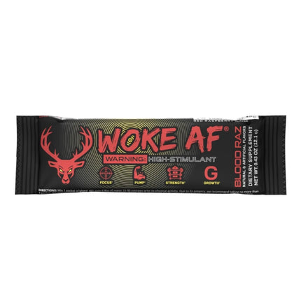 BUCKED UP Woke AF Stick Packs – Blood Raz (Single Serving)