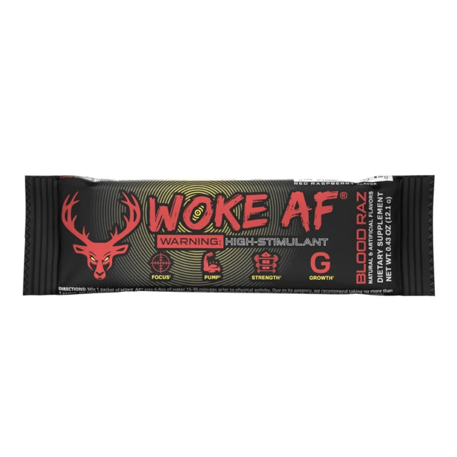 BUCKED UP Woke AF Stick Packs – Blood Raz (Single Serving)