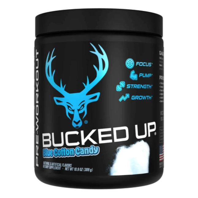 Bucked Up Pre-Workout - 30 Serving - Blue Cotton Candy