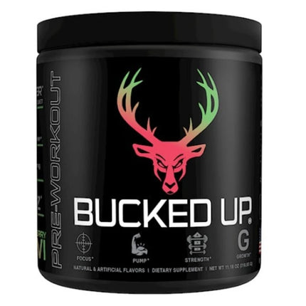 Bucked Up Pre-Workout - 30 Serving - Flavors: Strawberry Kiwi