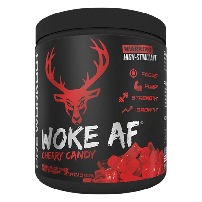 Bucked Up Woke AF - High Stimulant Pre-Workout - Cherry Candy