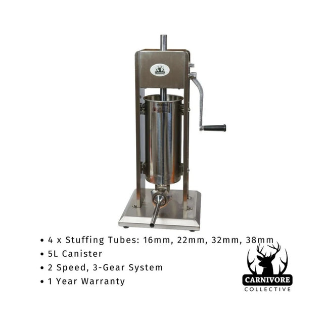 CARNIVORE COLLECTIVE 5L SAUSAGE STUFFER