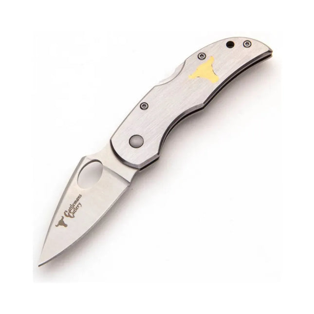 CATTLEMANS CUTLERY KNIFE DEUCE LOCKBACK SS 6.4CM BLADE