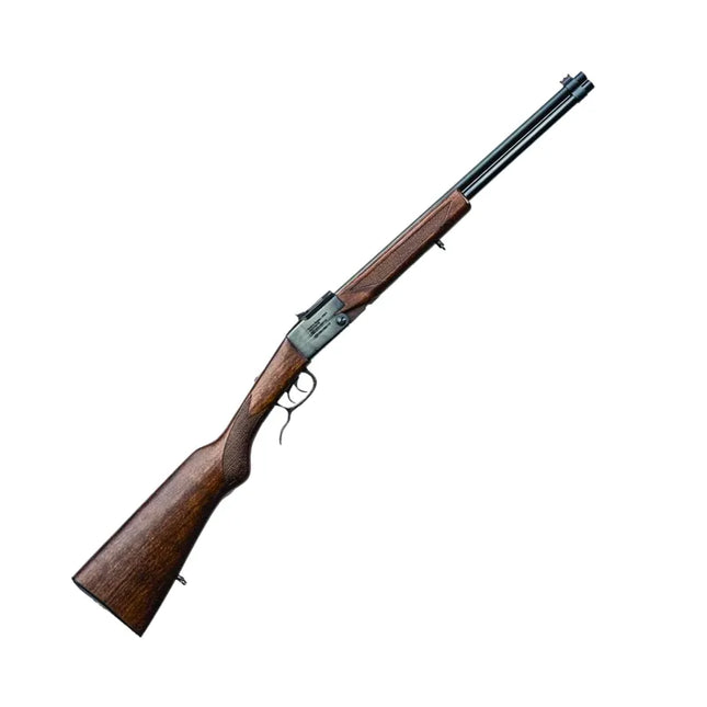 CHIAPPA DOUBLE BADGER FOLDING SHOTGUN / RIFLE 22WMR/410 TIMBER