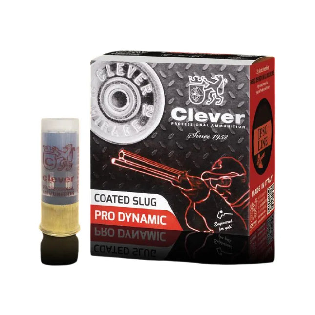 CLEVER AMMO 12GA PRO DYNAMIC 28 GRAM SLUG 25PK