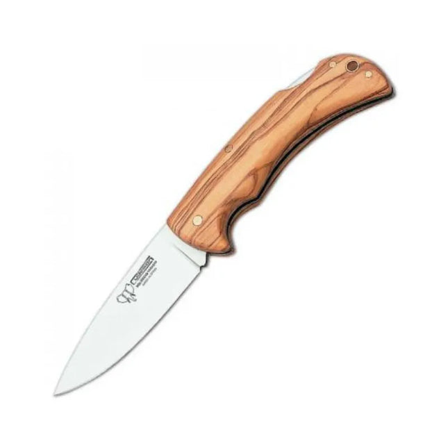 CUDEMAN FOLDING SKINNER 9.5CM STANDARD BLADE OLIVE HANDLE