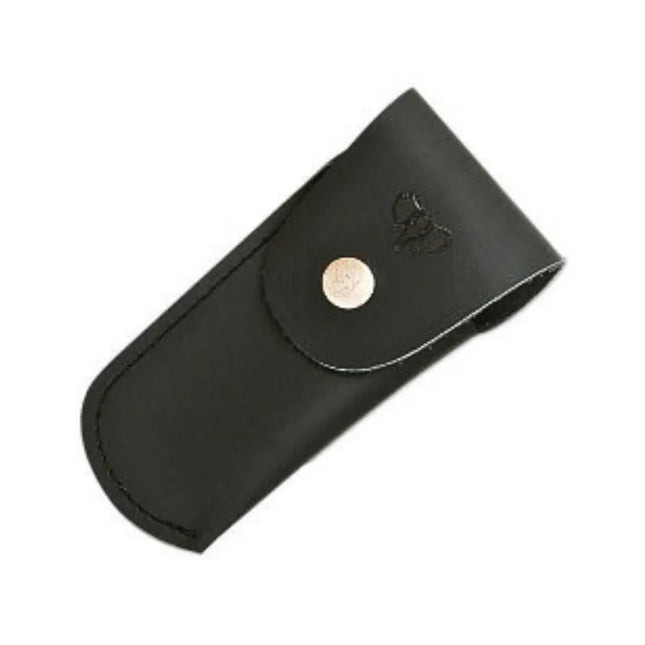 CUDEMAN LEATHER SHEATH FOR FOLDING KNIFE MAX LENGTH 12.5CM (BLACK)