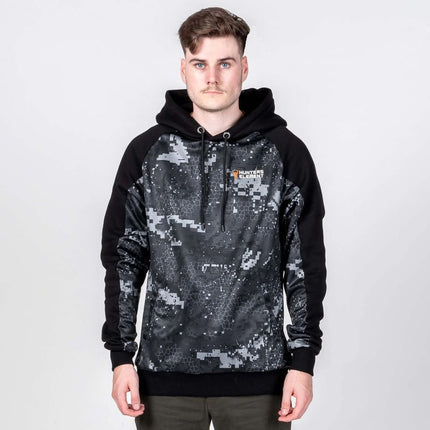 CLOTHING - HUNTERS ELEMENT COVERT HOODIE BLACK SZ XL BLACK/SZM Shoalhaven Shooting