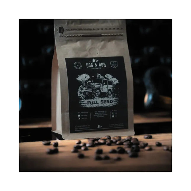 DOG AND GUN COFFEE FULL SEND - RICH / BOLD / MEDIUM ROAST ( 750 GRAM )