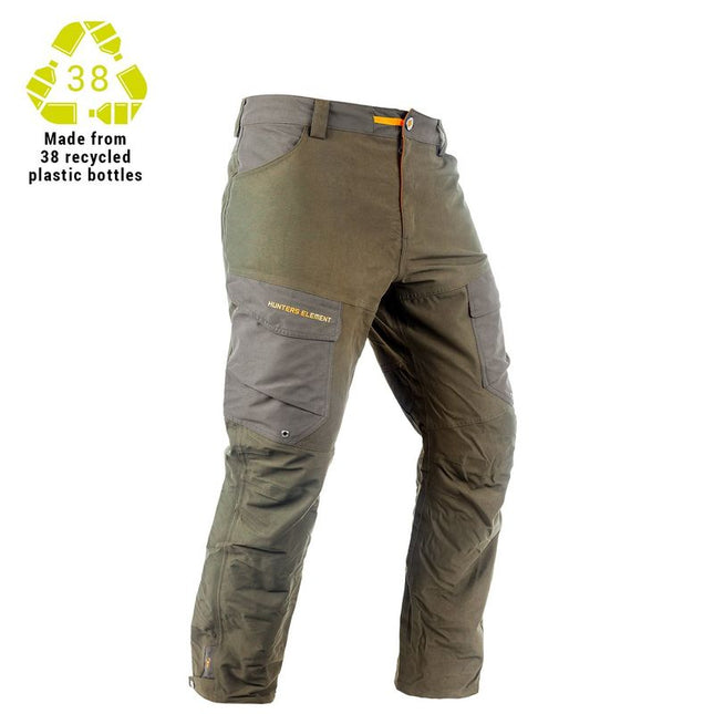 CLOTHING - HUNTERS ELEMENT DOWNPOUR ELITE TROUSER FOREST GREEN SZM FOREST GREEN/SZS Shoalhaven Shooting