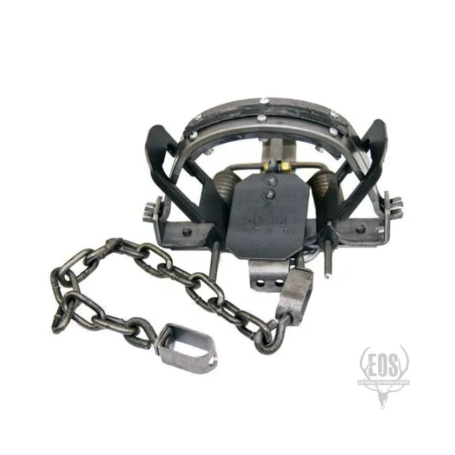 TRAPPING SUPPLIES - BRIDGER #1.65 RJ (4 COIL) TRAP PLUS JAKE CHAIN EXTENSION (FOX) Shoalhaven Shooting