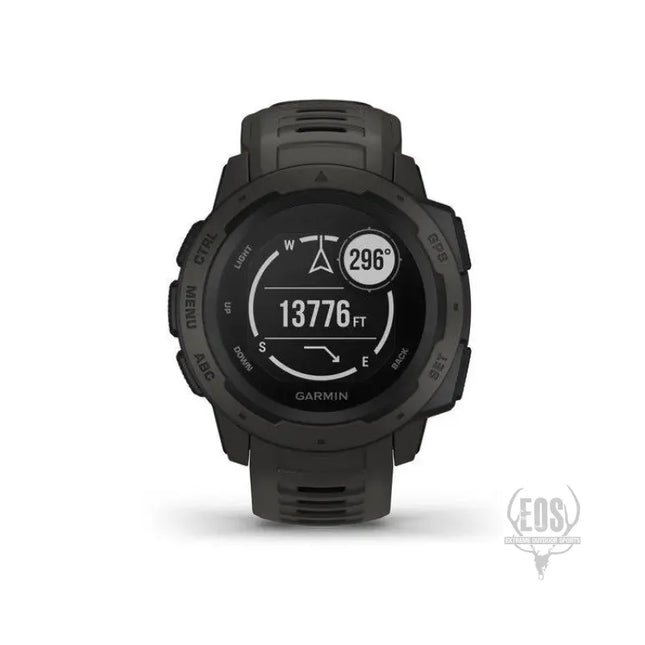 GPS & PIG DOGGING EQUIPMENT - GARMIN INSTINCT GPS WATCH-GRAPHITE Shoalhaven Shooting