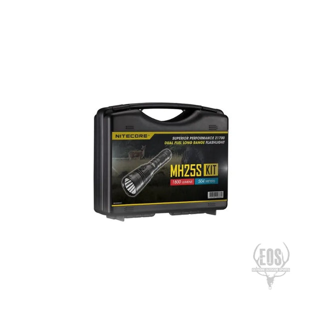 LIGHTING - NITECORE MH25S 1800 LUMEN 1X NL2150, USB CHARGE GM05 R & G FILTERS Shoalhaven Shooting