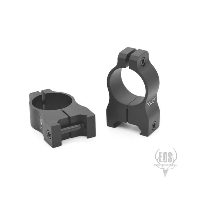 WARNE VAPOR 1 INCH HIGH MATTE WEAVER RINGS - Shoalhaven Shooting