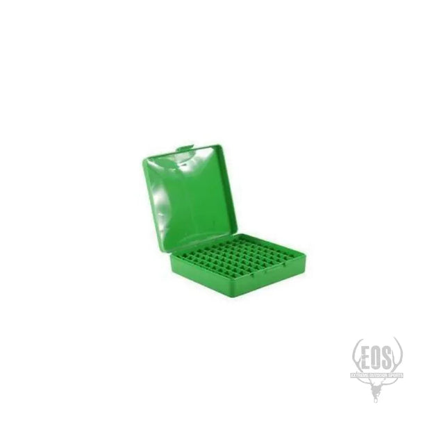 AMMUNITION STORAGE - MTM PISTOL AMMO BOX 100 ROUND GREEN Shoalhaven Shooting