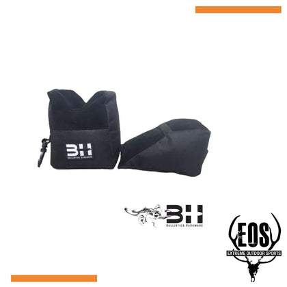 SHOOTING ACCESSORIES - BALLISTICS HARDWARE SANDBAG FRONT AND REAR SHOOTING REST COMBO FILLED Shoalhaven Shooting