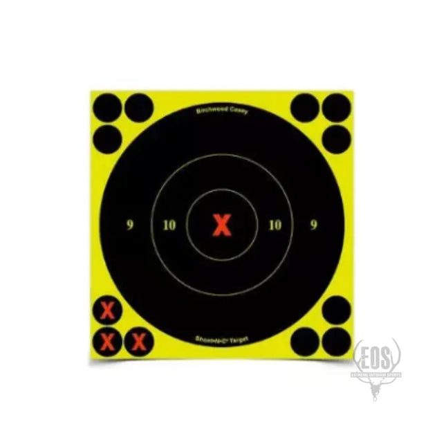 TARGETS - BIRCHWOOD CASEY SHOOT N C 6" X-BULLS-EYE TARGET 60 PACK Shoalhaven Shooting