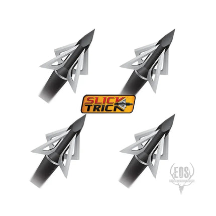 ARCHERY - SLICK TRICK STANDARD BLADE BROADHEAD 4 PACK 125 GR Shoalhaven Shooting