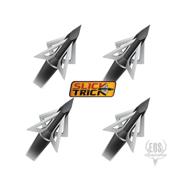 ARCHERY - SLICK TRICK STANDARD BLADE BROADHEAD 4 PACK 125 GR Shoalhaven Shooting