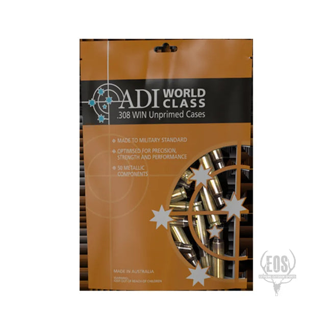 RE-LOADING - ADI ONCE FIRED BRASS Shoalhaven Shooting