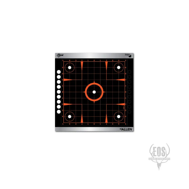 TARGETS - ALLEN EZ AIM REFLECTIVE ADHESIVE 12x12 SIGHT GRID 4 PACK Shoalhaven Shooting