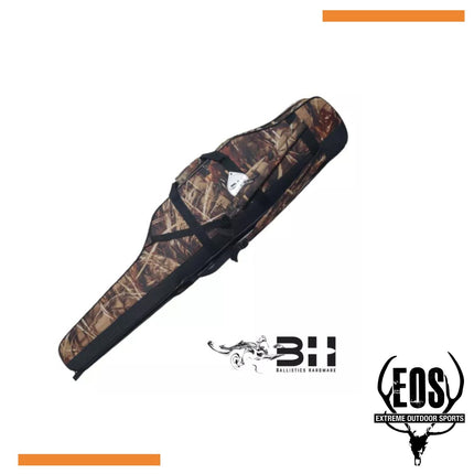SHOOTING ACCESSORIES - BALLISTICS HARDWARE DELUXE 52" HARD EGGSHELL GUN BAG - CAMO Shoalhaven Shooting
