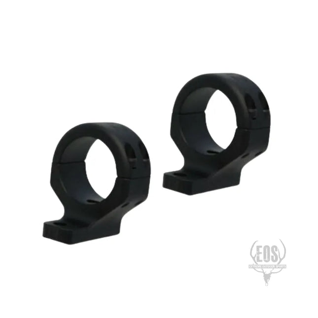RIFLE RINGS & MOUNTS - DNZ HUNTMASTER 30MM LOW BLK 2 X PIECE Shoalhaven Shooting