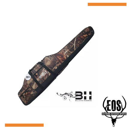 SHOOTING ACCESSORIES - BALLISTICS HARDWARE DELUXE 52" HARD EGGSHELL GUN BAG - CAMO Shoalhaven Shooting